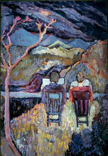 Seated Couple