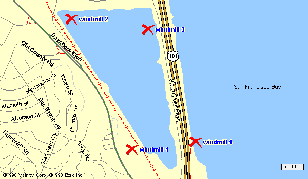 map of proposed windmills