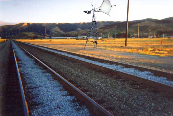 windmill 1, by the caltrain tracks