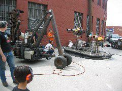 testing jets on  hovercraft